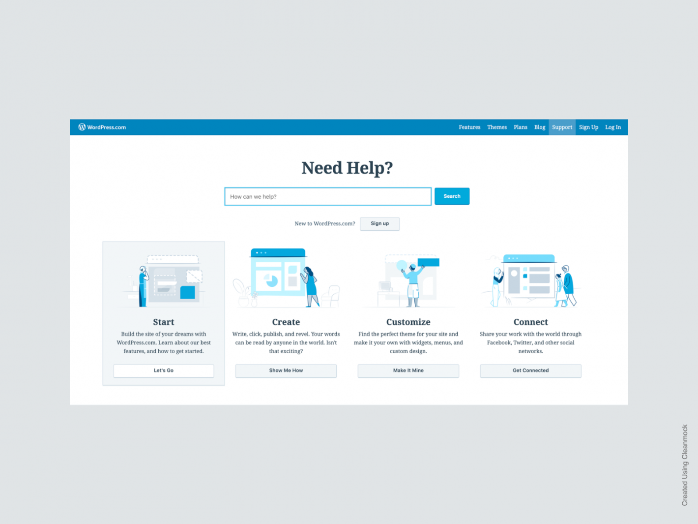 Support Pages: UX Design – Peter Arbaugh